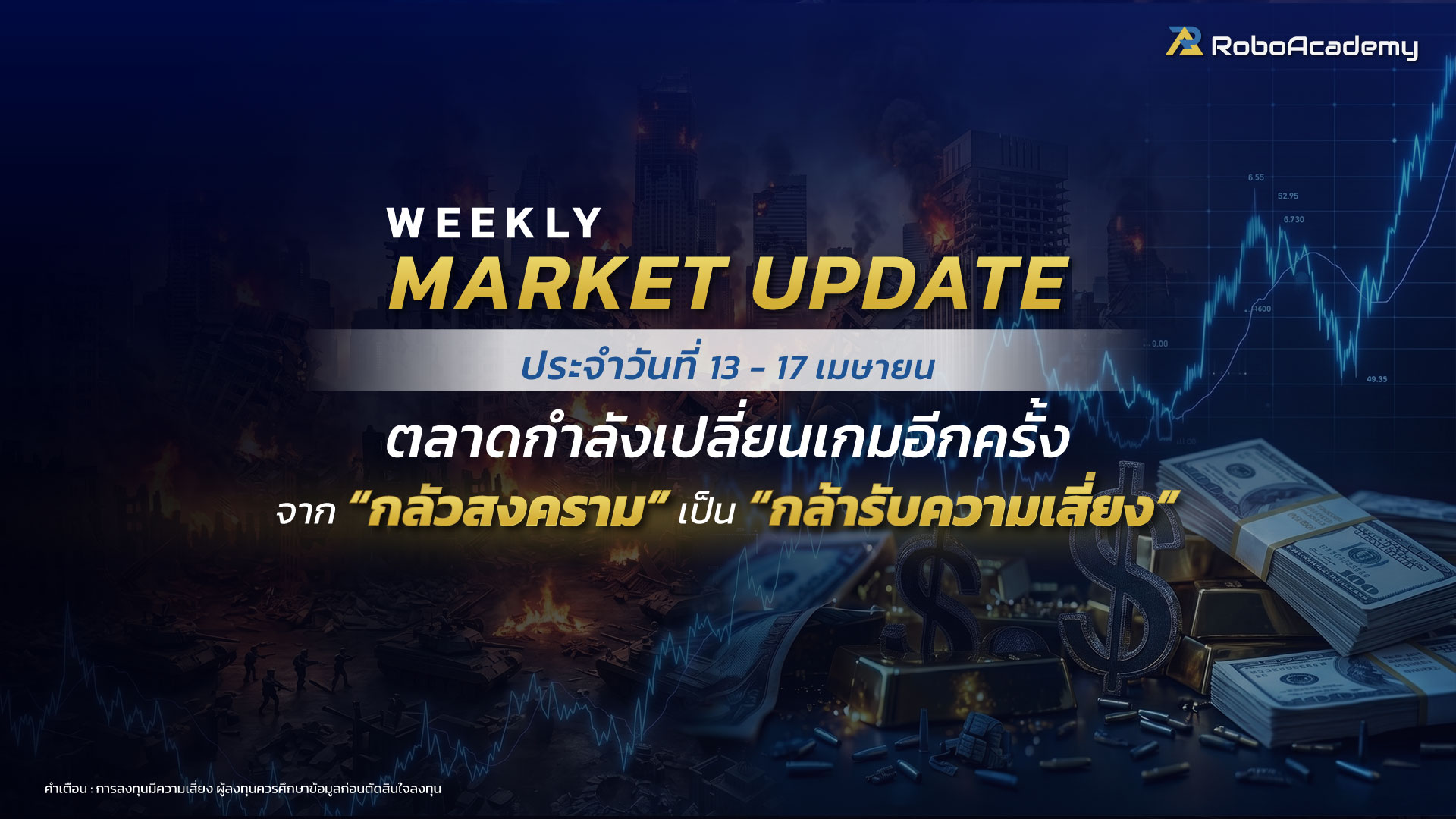 บทวิเคราะห์ตลาดประจำสัปดาห์ วันที่ 13 - 17 เมษายน 2569